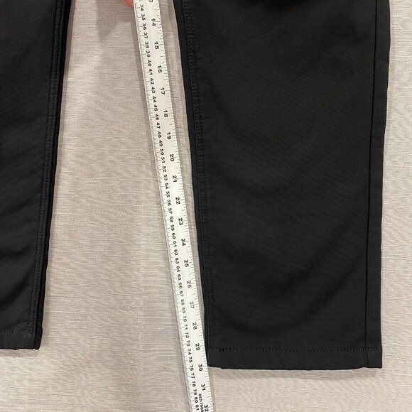 CAT Caterpillar Work Pants Mens 34 x 30 Black Canvas Fleece Lined Insulated - Picture 8 of 12